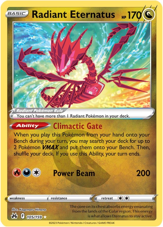 Crown Zenith Radiant Eternatus
