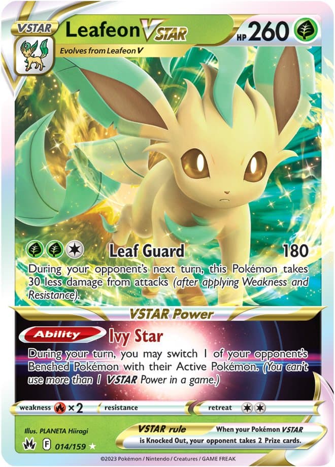 Crown Zenith Leafeon Vstar