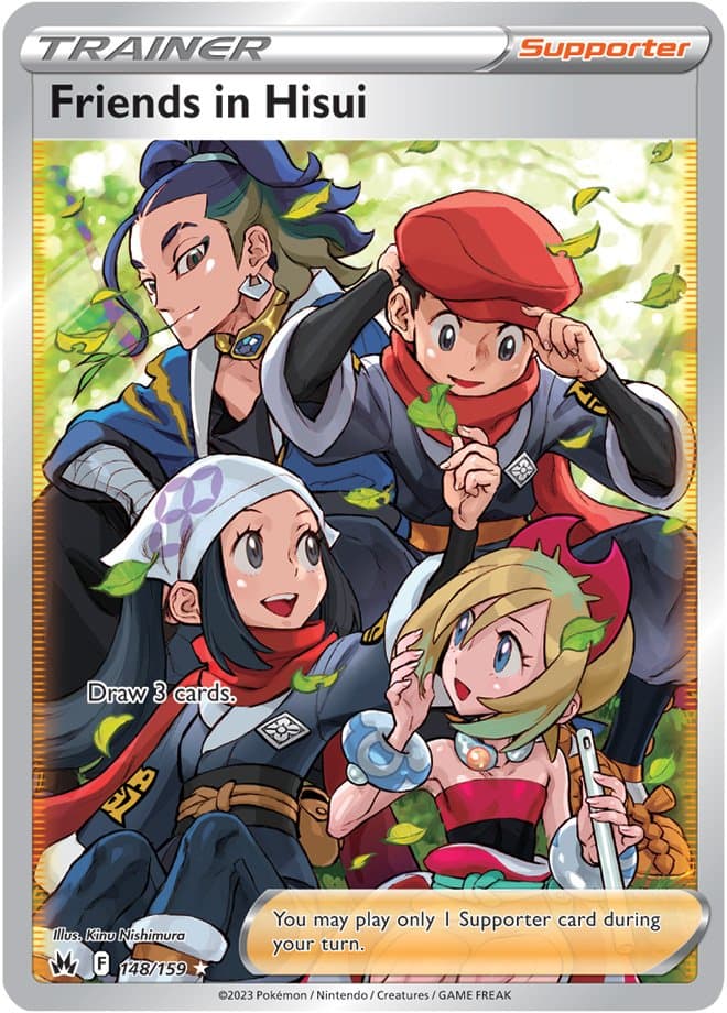 Crown Zenith Friends In Hisui Full Art