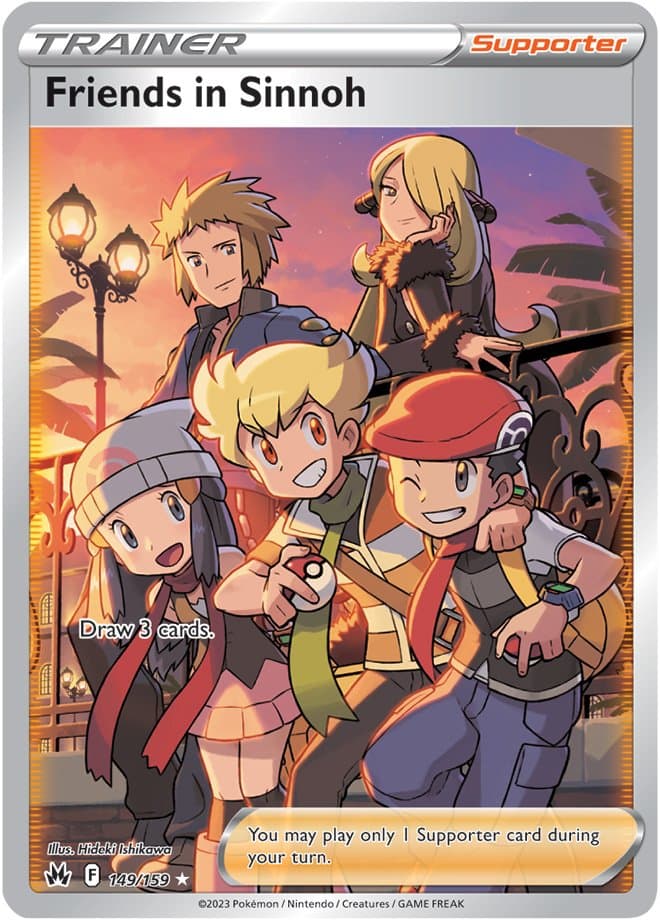 Crown Zenith Friends In Sinnoh Full Art
