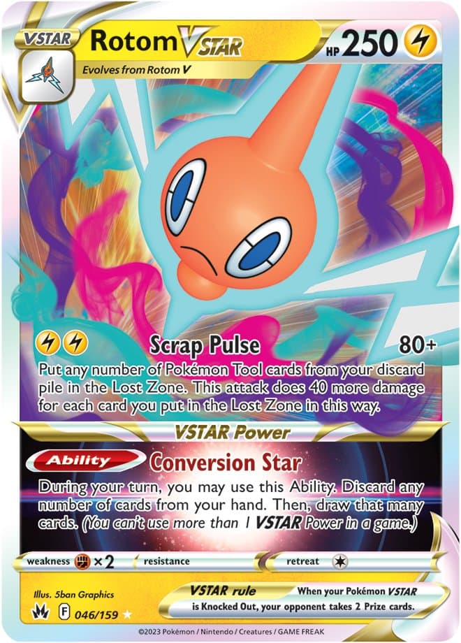 Crown Zenith Rotom Vstar
