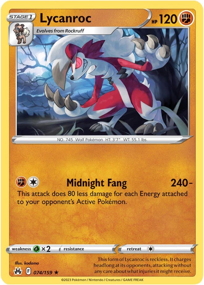 Crown Zenith Lycanroc