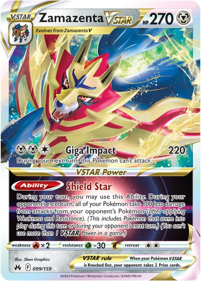 Crown Zenith Zamazenta Vstar
