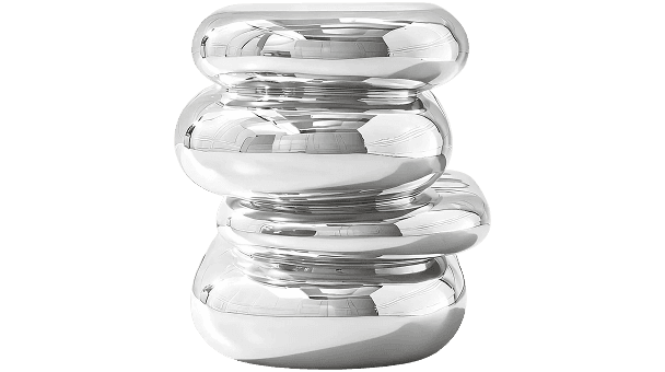 Chrome Stacked Accent Table
