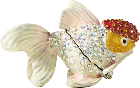 Jeweled Goldfish Limoges