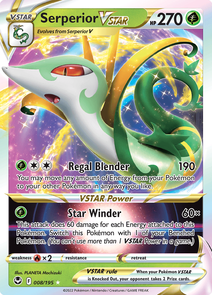 Silver Tempest Serperior VSTAR 008
