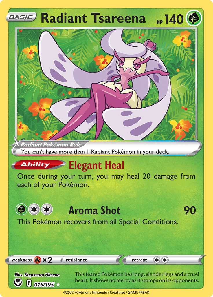 Silver Tempest Radiant Tsareena 016