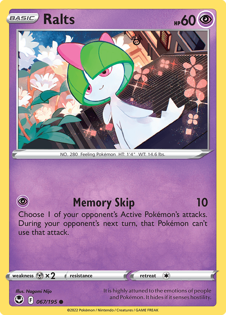 Silver Tempest Ralts 067