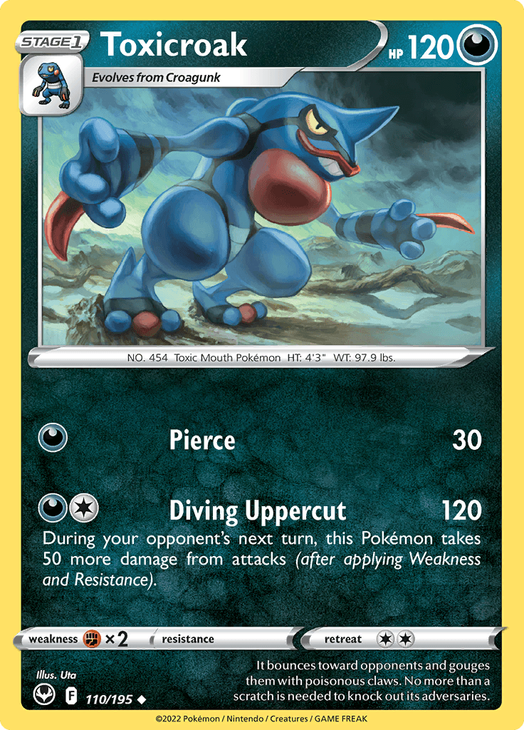 Silver Tempest Toxicroak 110