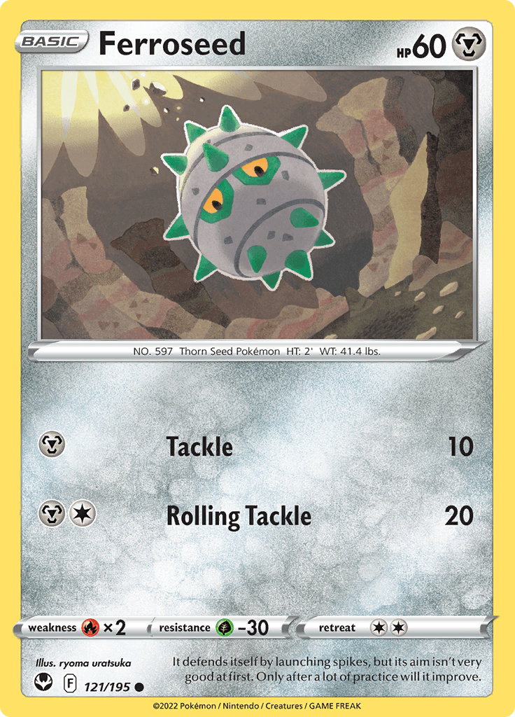 Silver Tempest Ferroseed 121