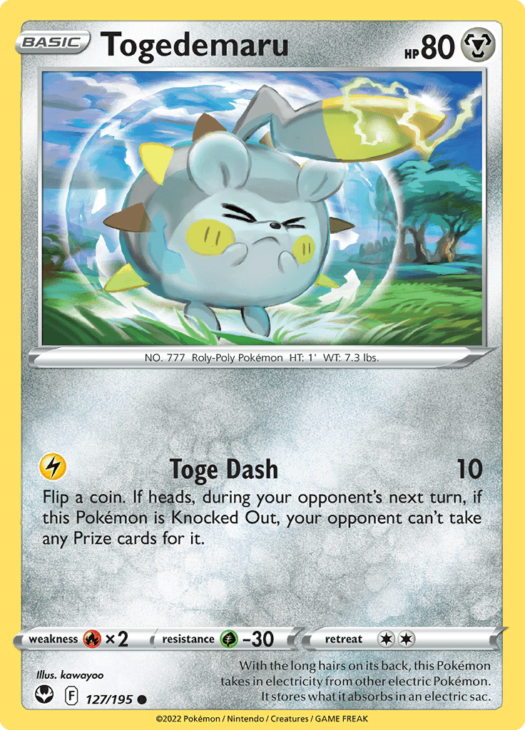 Silver Tempest Togedemaru 127