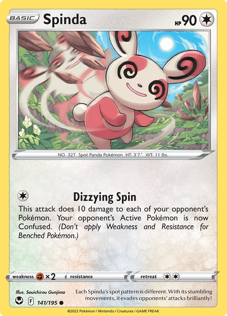 Silver Tempest Spinda 141