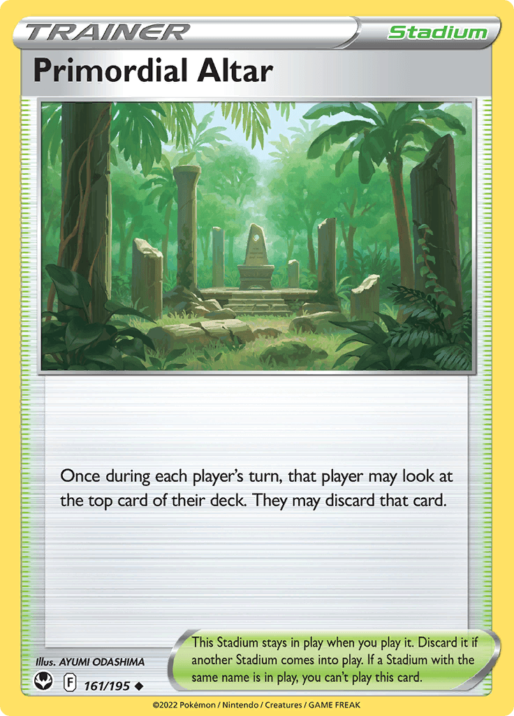 Silver Tempest Trainer Primordial Alter 161