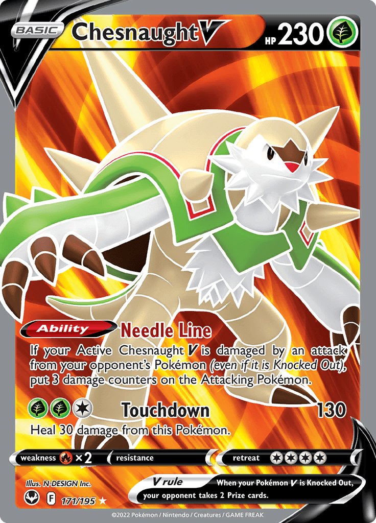 Silver Tempest Full Art Chesnaught V 171