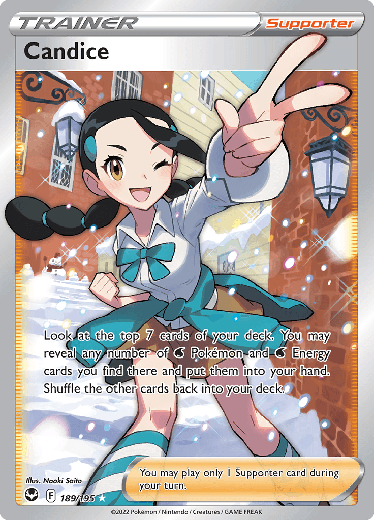 Silver Tempest Full Art Candice 189