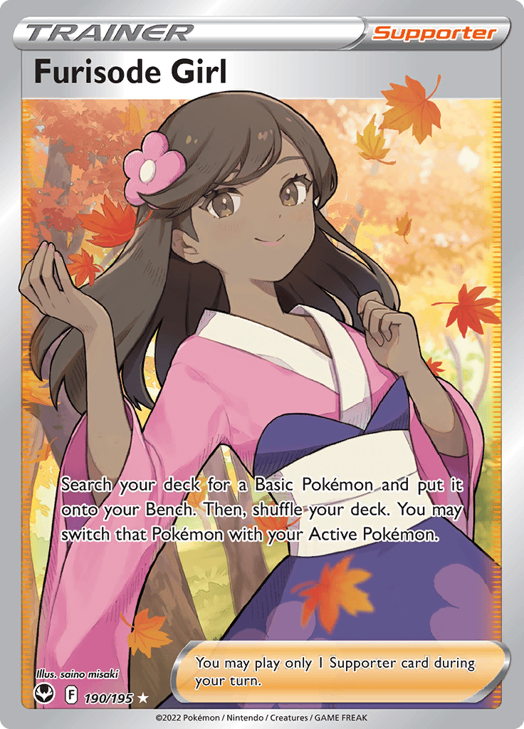 Silver Tempest Full Art Furisode Girl 190