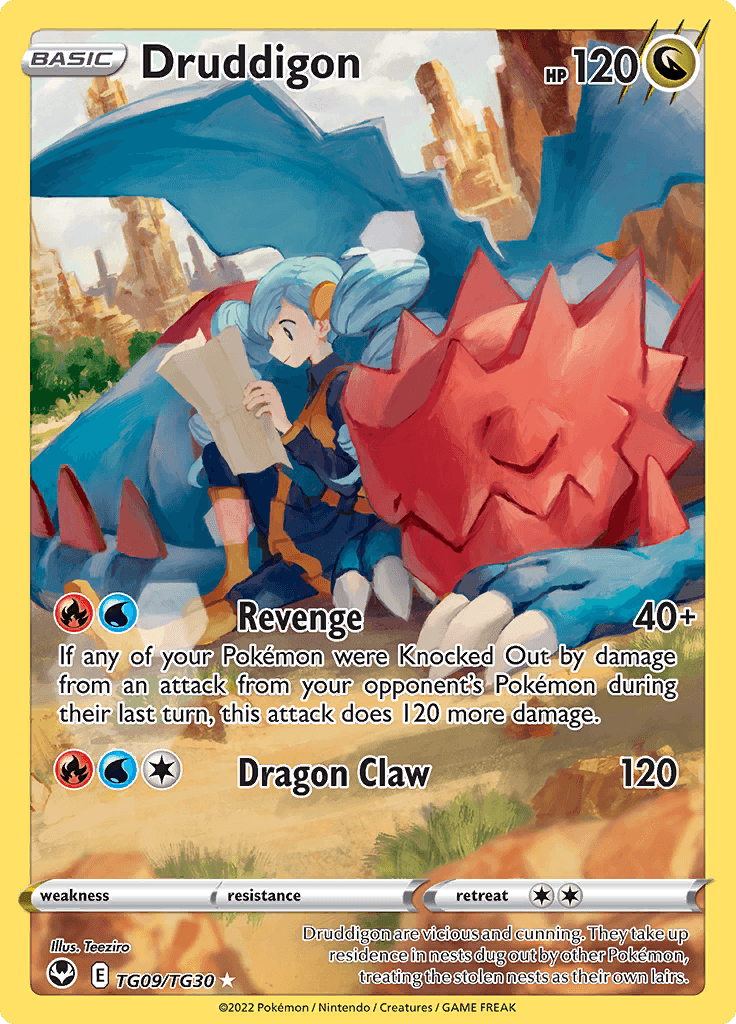 Silver Tempest Trainer Subset Druddigon 224