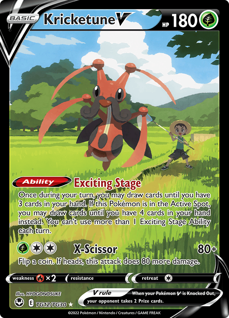 Silver Tempest Trainer Subset Kricketune V 227