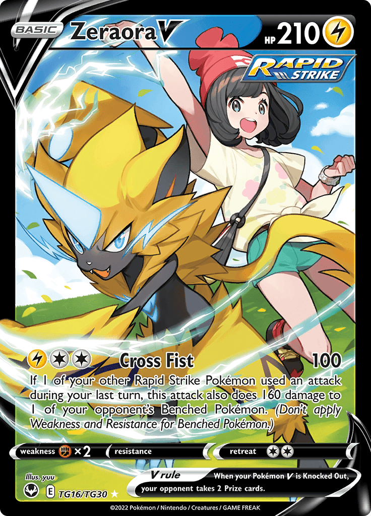 Silver Tempest Trainer Subset Zeraora V 231