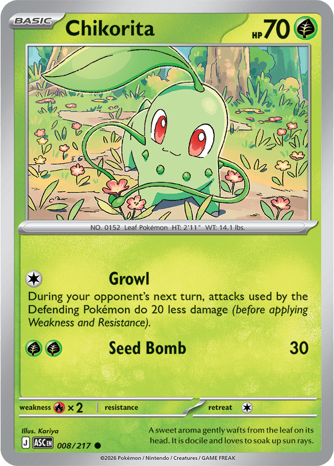 Ascended Heroes Chikorita