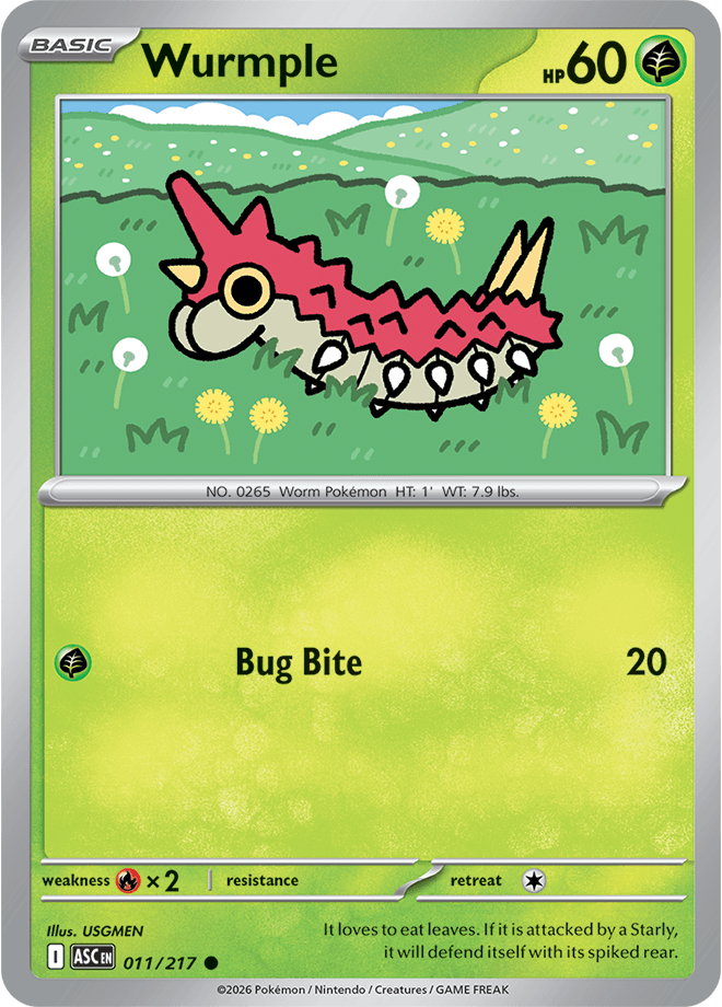 Ascended Heroes Wurmple