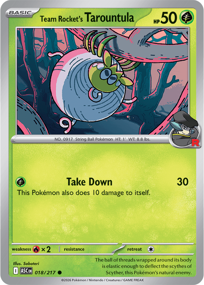 Ascended Heroes Team Rocket's Tarountula
