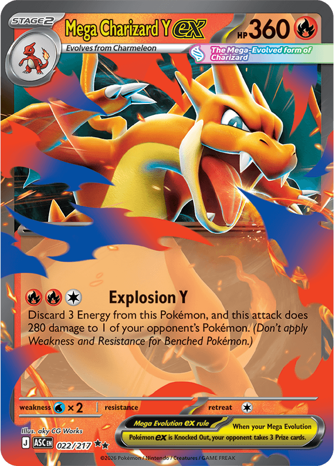 Ascended Heroes Mega Charizard Y ex