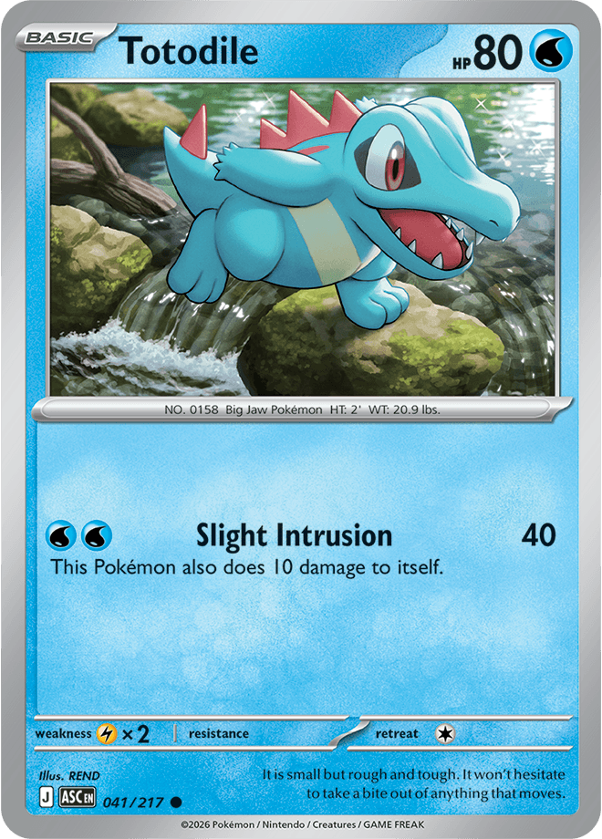 Ascended Heroes Totodile