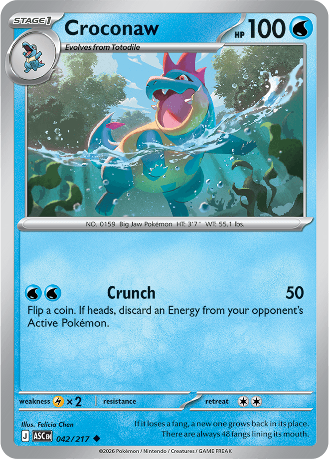 Ascended Heroes Croconaw