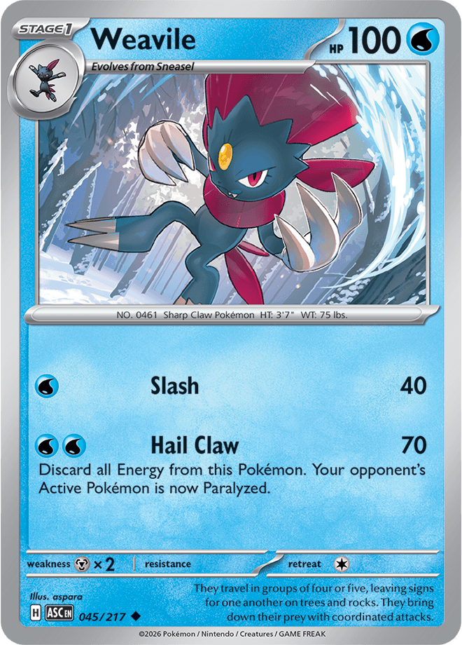 Ascended Heroes Weavile