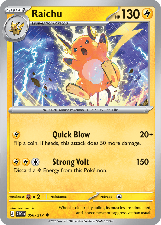 Ascended Heroes Raichu