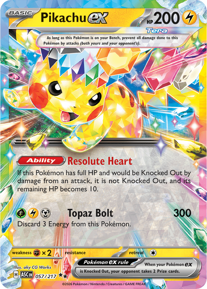 Ascended Heroes Pikachu ex