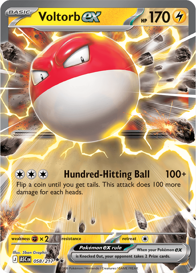 Ascended Heroes Voltorb ex