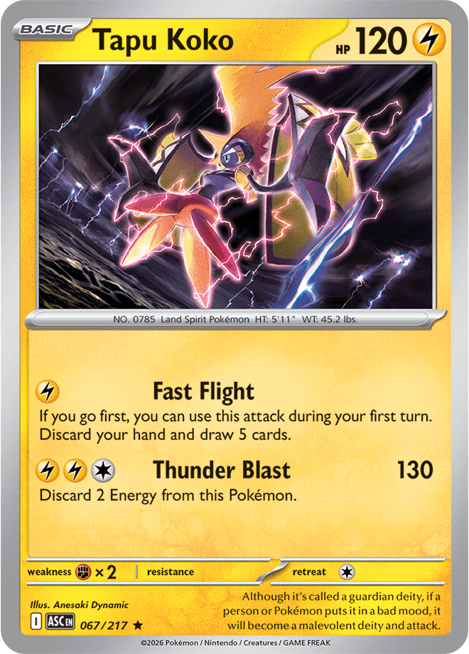 Ascended Heroes Tapu Koko