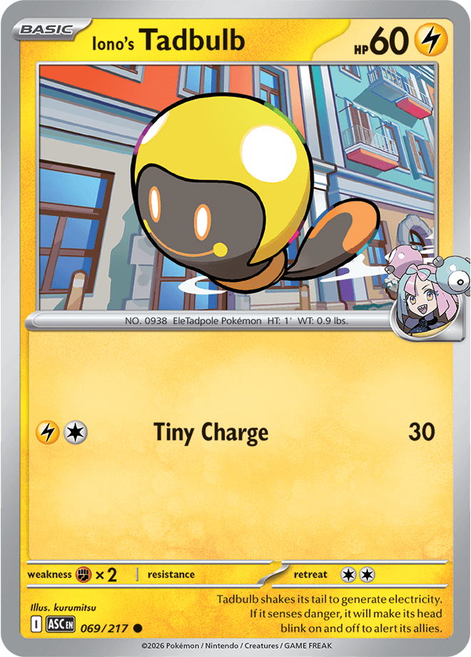Ascended Heroes Iono's Tadbulb