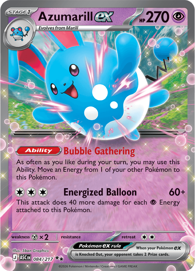 Ascended Heroes Azumarill ex