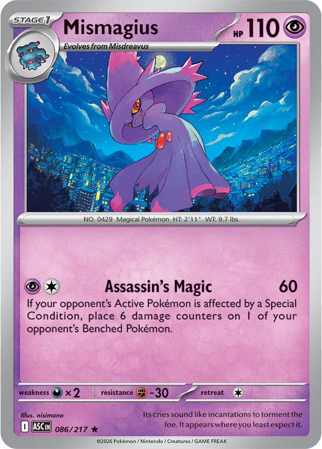 Ascended Heroes Mismagius