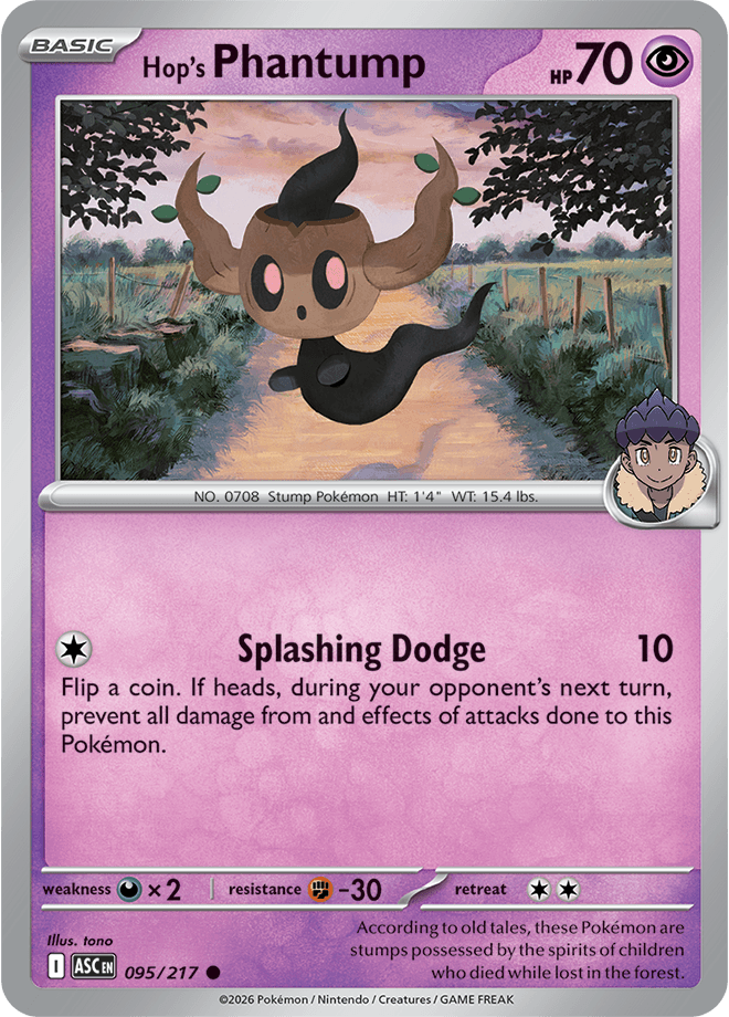 Ascended Heroes Hop's Phantump