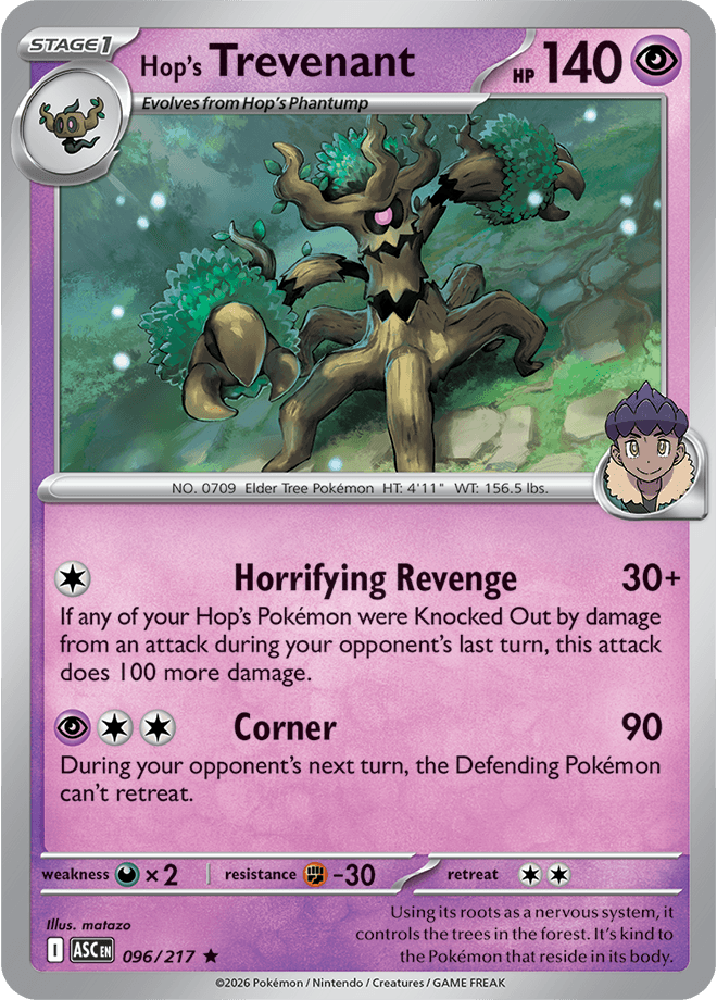Ascended Heroes Hop's Trevenant