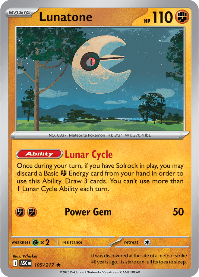 Ascended Heroes Lunatone