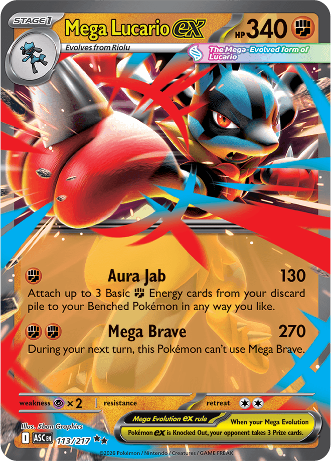 Ascended Heroes Mega Lucario ex