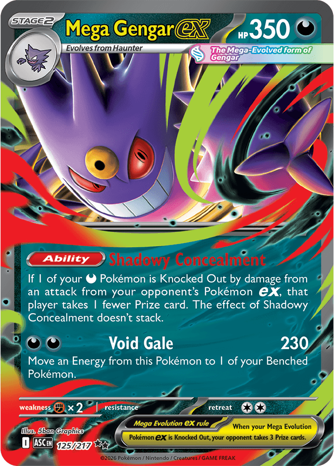 Ascended Heroes Mega Gengar ex