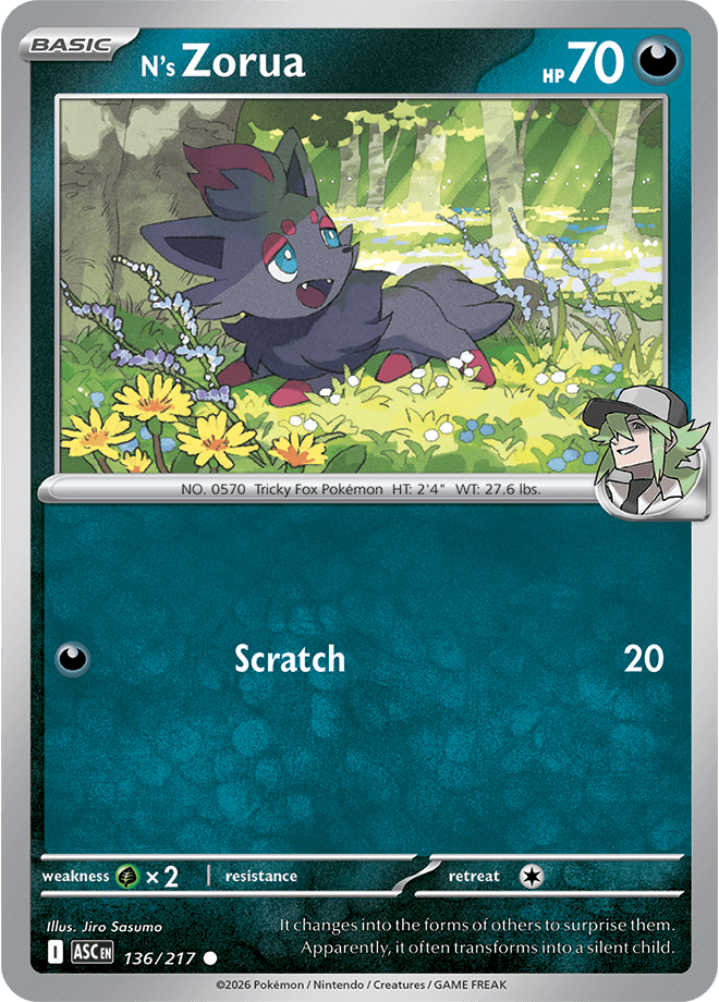 Ascended Heroes N's Zorua
