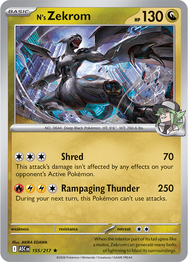 Ascended Heroes N's Zekrom
