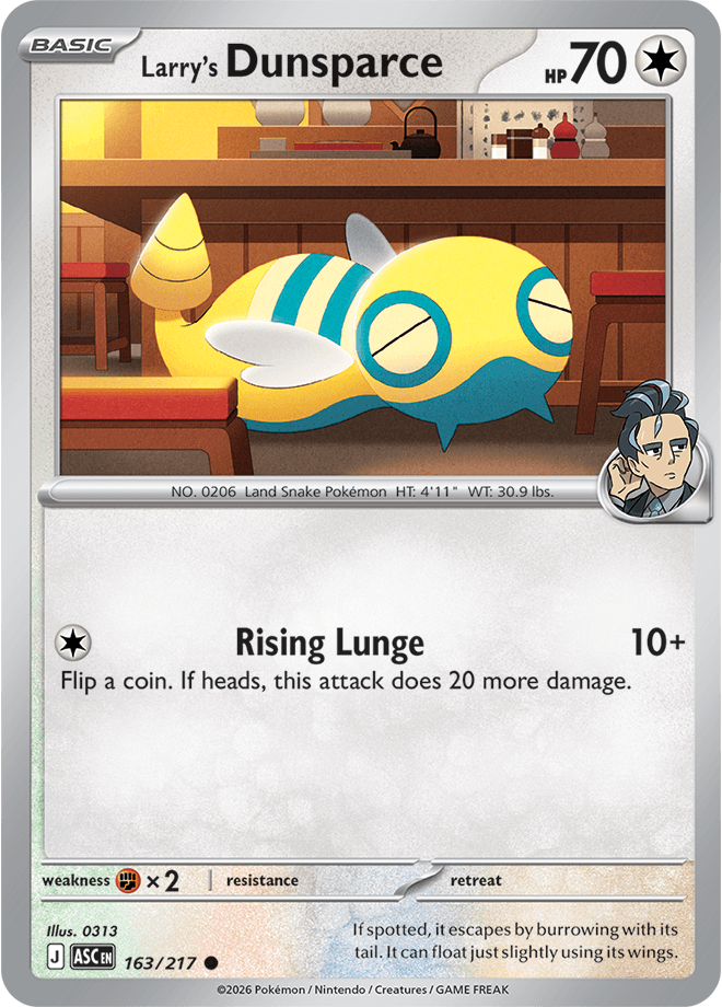 Ascended Heroes Larry's Dunsparce