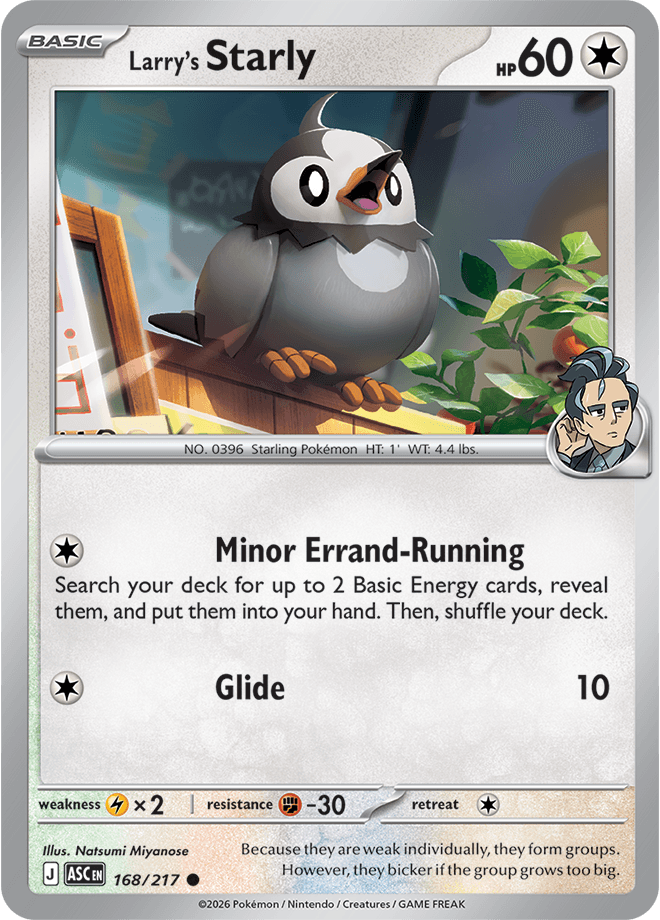 Ascended Heroes Larry's Starly
