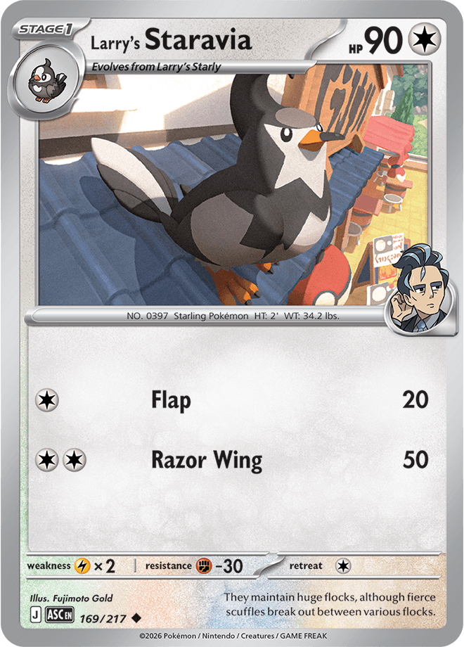 Ascended Heroes Larry's Staravia
