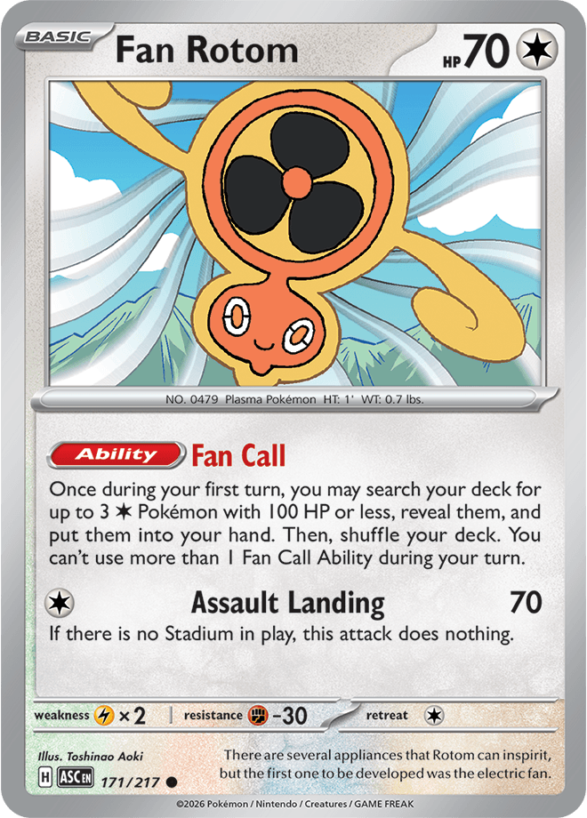 Ascended Heroes Fan Rotom