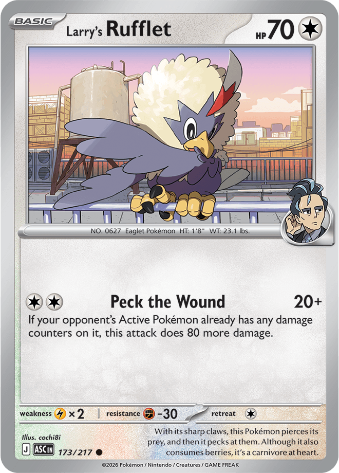 Ascended Heroes Larry's Rufflet