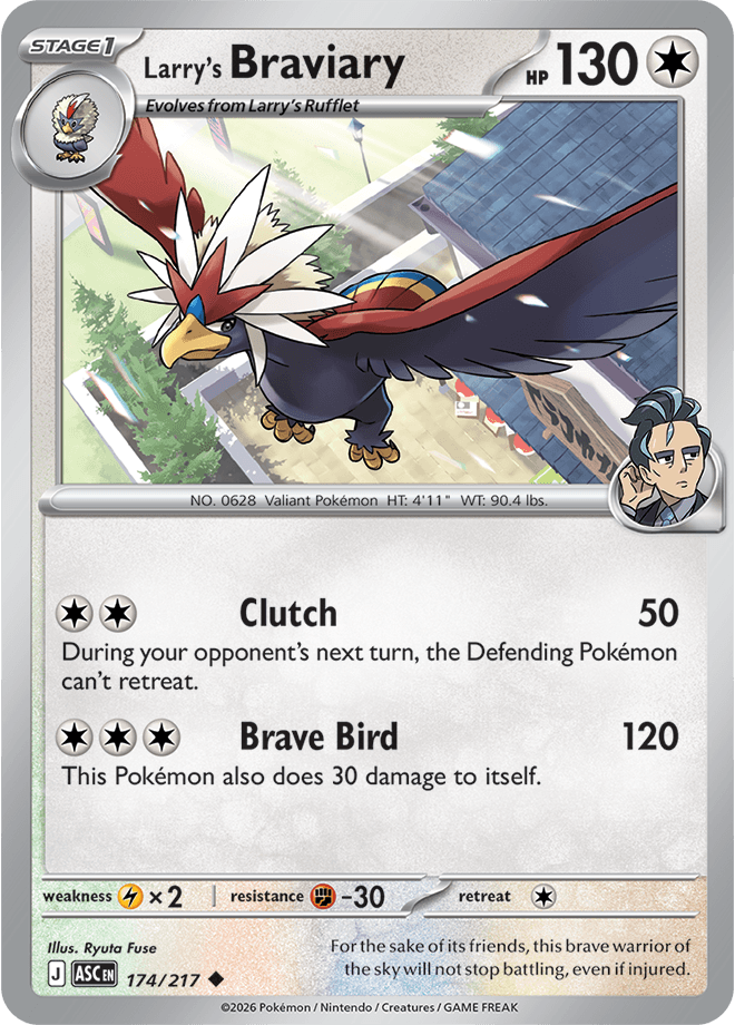 Ascended Heroes Larry's Braviary